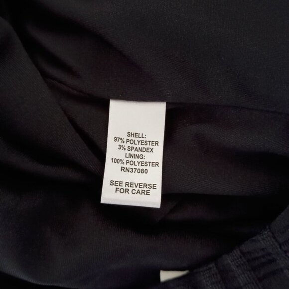 Cato Black Sheath Dress Short Sleeve Lined Size XL Classic Elegant Workwear - Picture 5 of 11